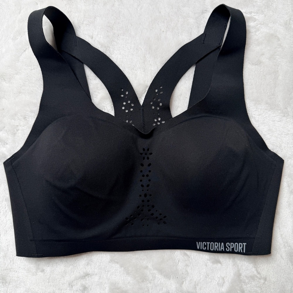 Victoria Sport Angel‎ Max Sports Bra Black Laser Cut High Impact 32C 370368